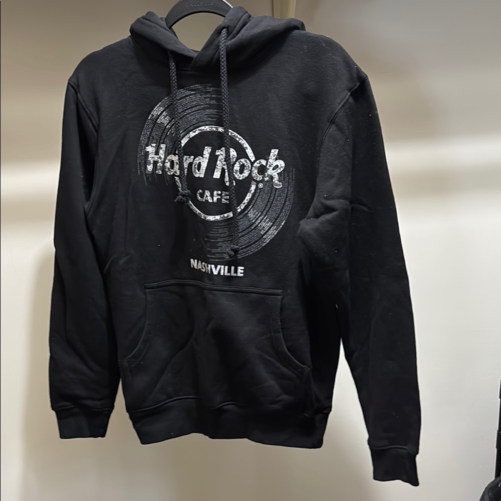 Hard Rock Cafe Black Sweatshirt Iconic Logo